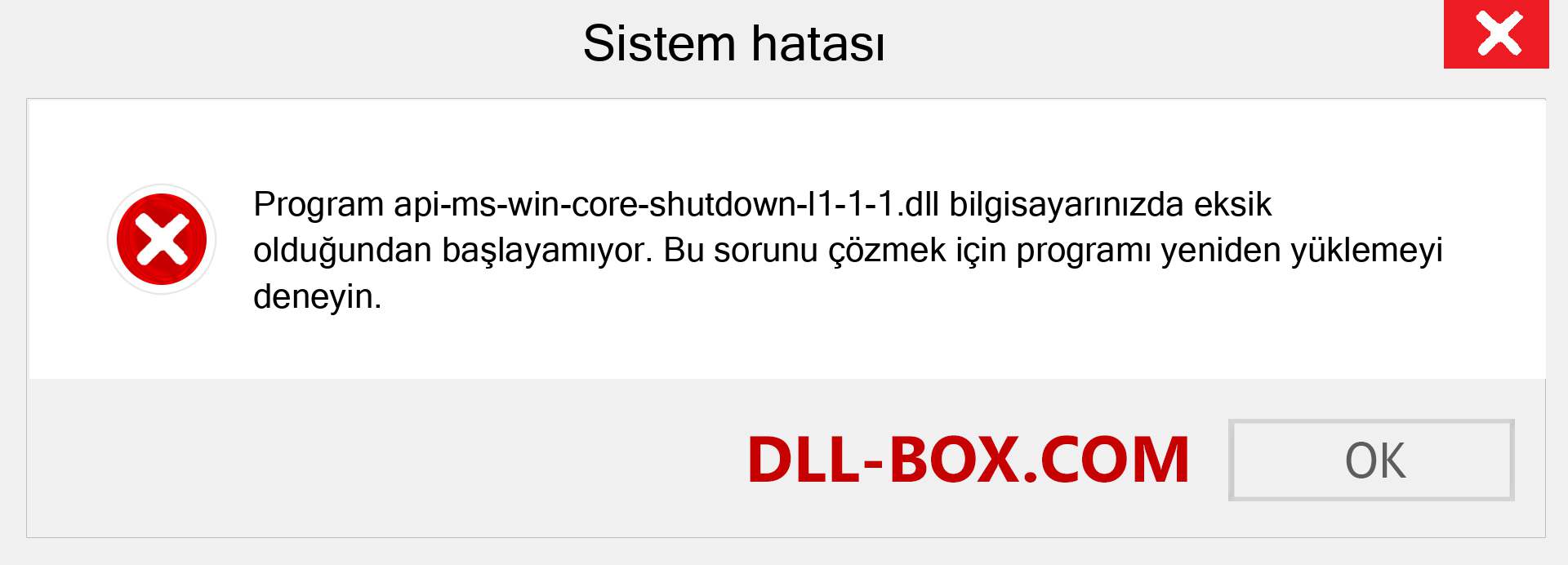 api-ms-win-core-shutdown-l1-1-1.dll dosyası eksik mi? Windows 7, 8, 10 için İndirin - Windows'ta api-ms-win-core-shutdown-l1-1-1 dll Eksik Hatasını Düzeltin, fotoğraflar, resimler